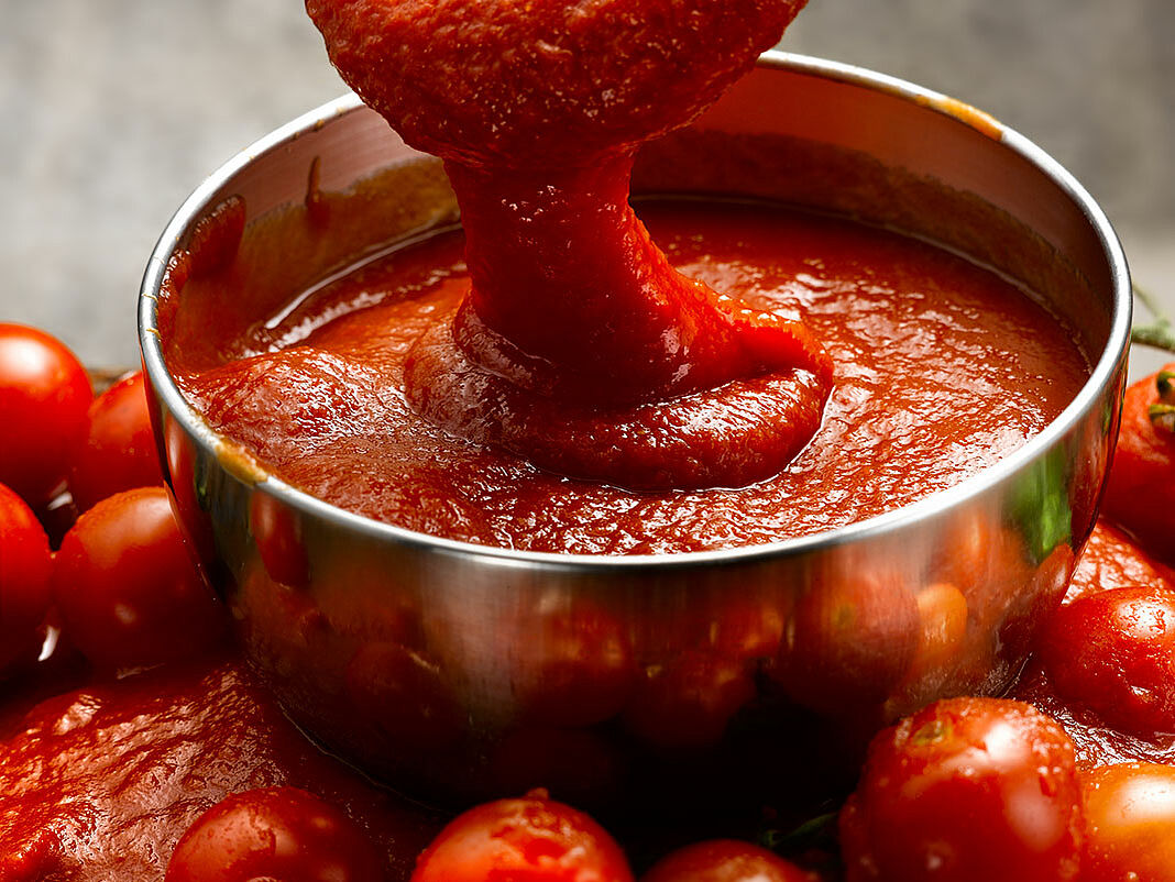 Tomatensauce im Topf