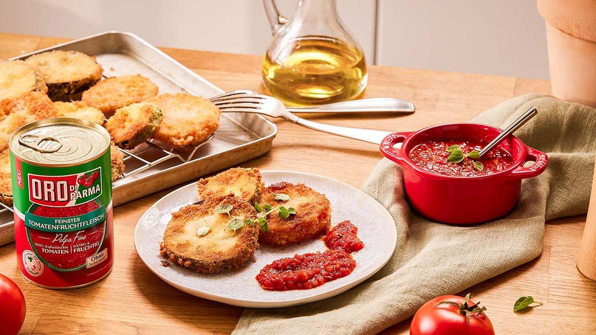Crispy Vegetable Patties con sugo di pomodoro
