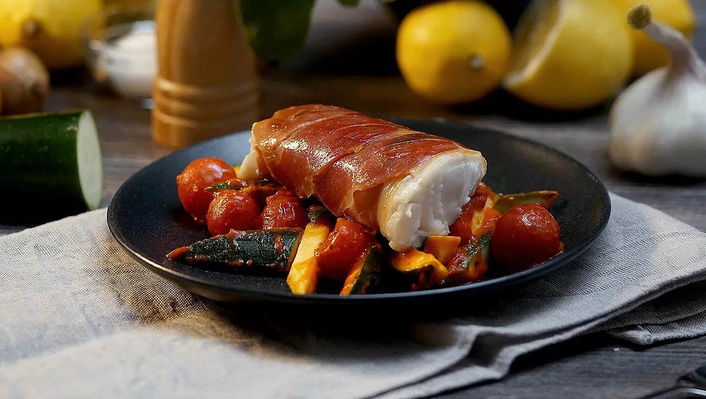 Saltimbocca vom Kabeljau