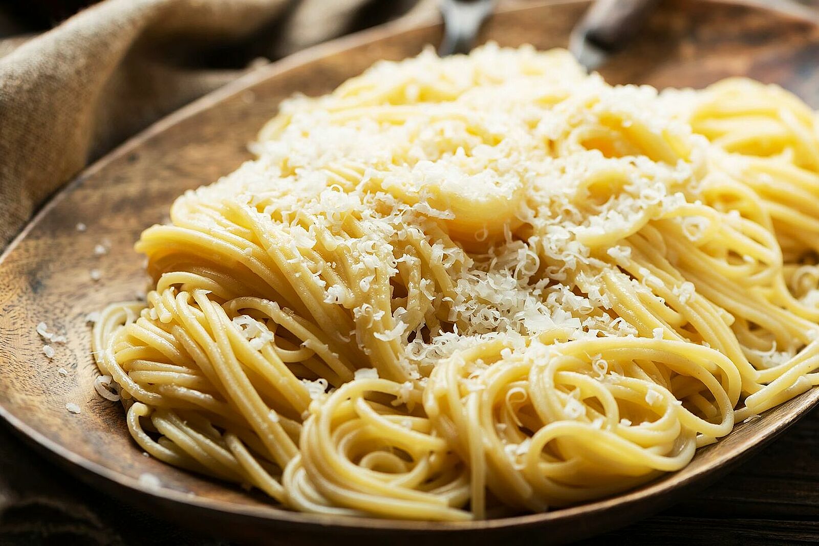 Spaghetti mit Parmesan