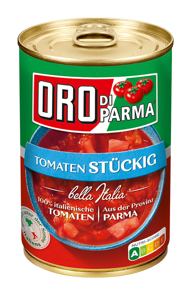 Stückige Tomaten in der Dose