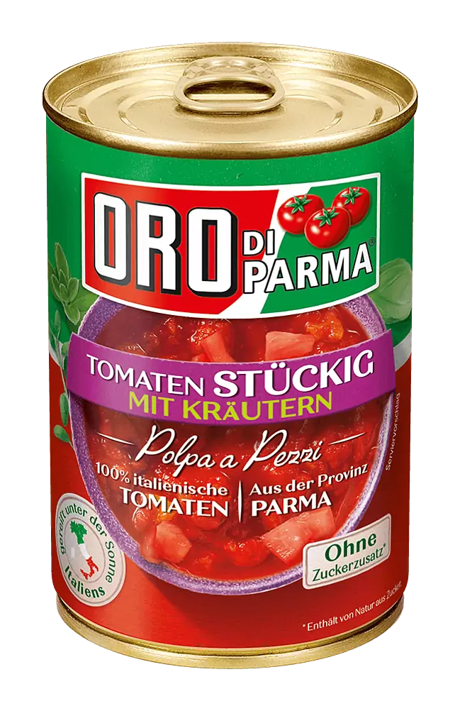 Stückige Tomaten Kräuter von ORO di Parma 425ml