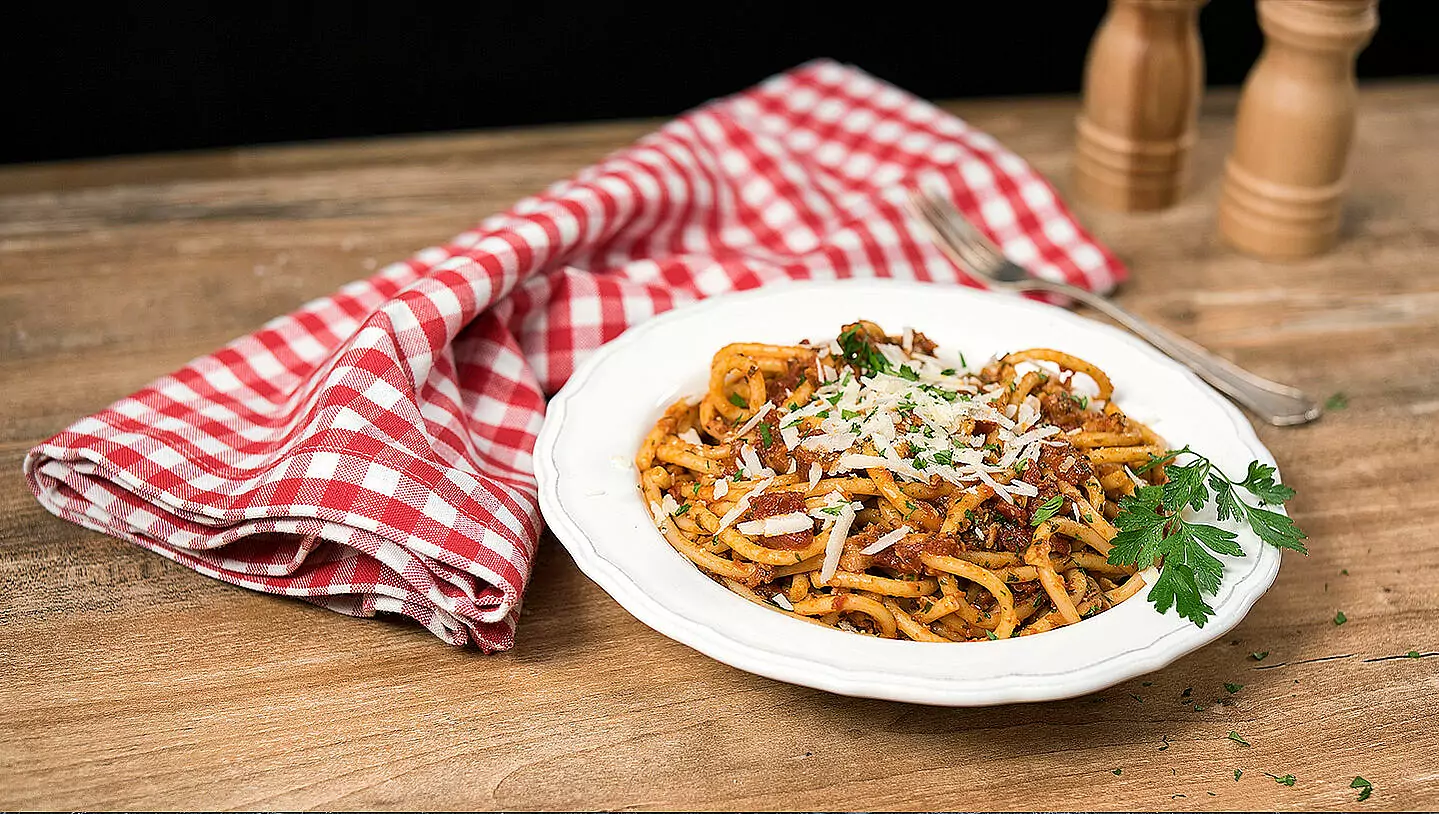 Bucatini all'amatriciana