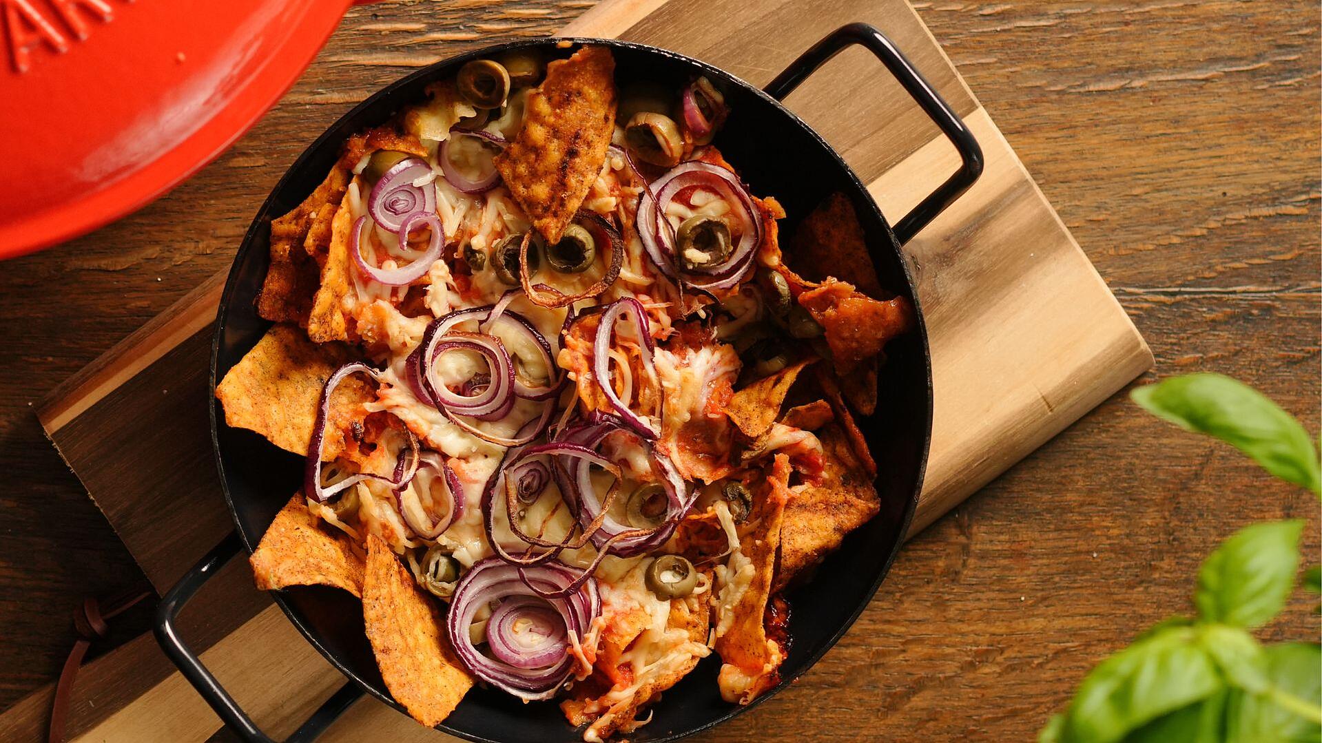 Loaded Nachos Italien Style