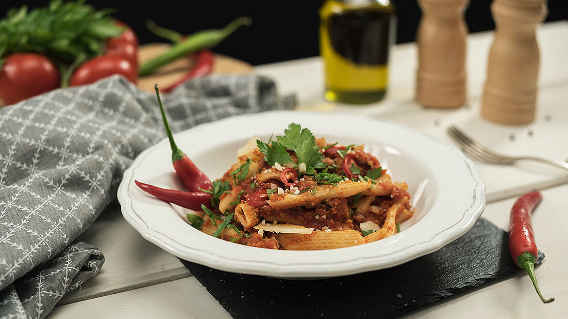 Penne all'arrabbiata