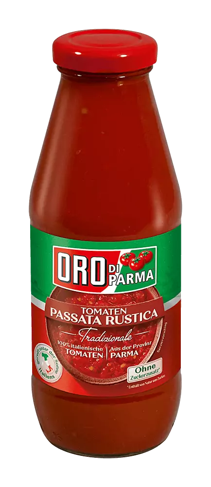 Passata Rustica in Glasflasche von ORO di Parma 400ml