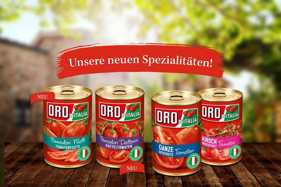 Oro di Parma bietet neue tomatige Spezialitäten an