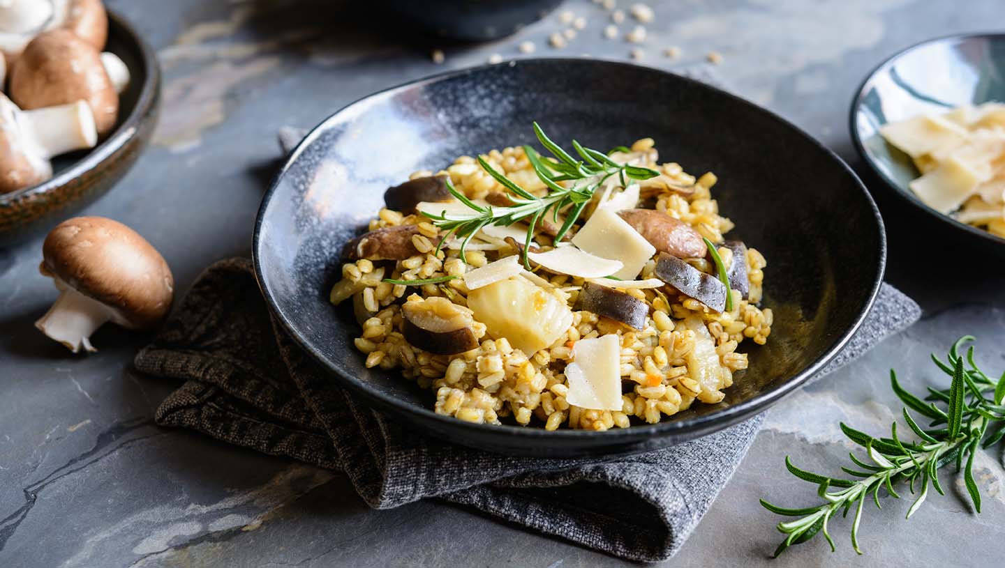 Risotto mit Pilzen