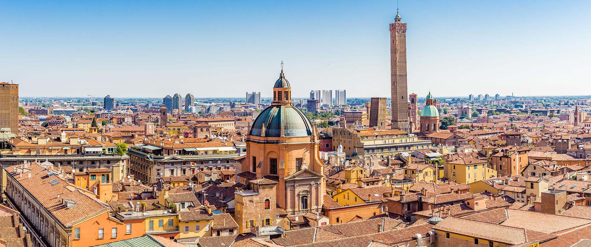 Panoramablick auf Bologna