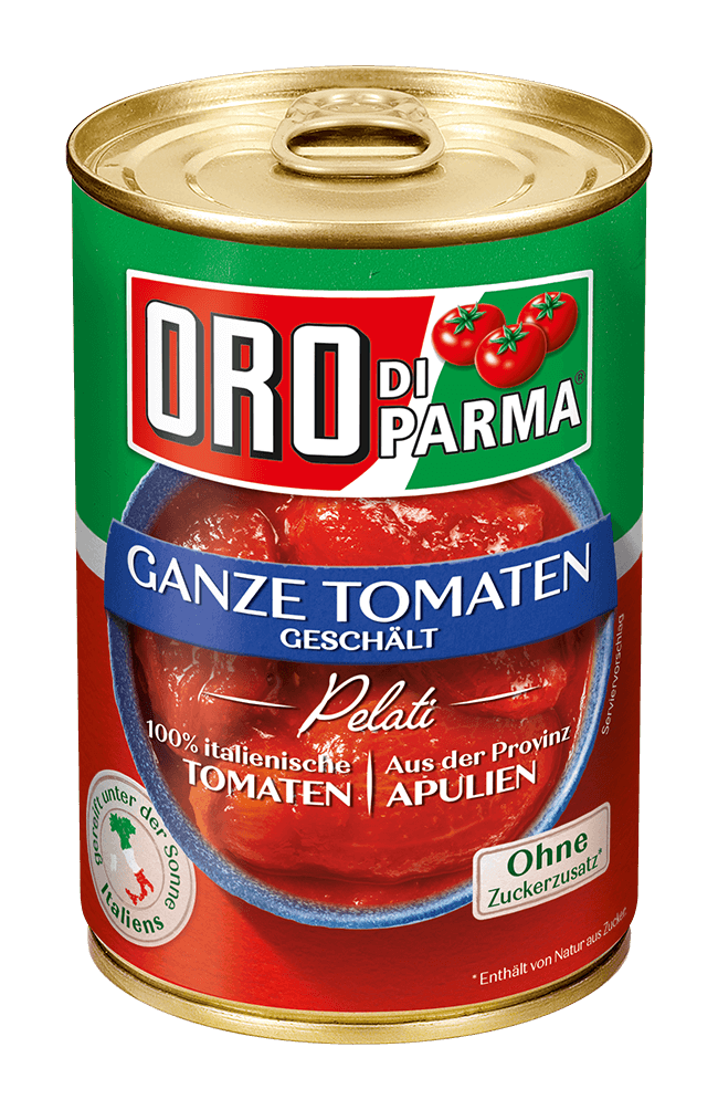 Ganze geschälte Tomaten