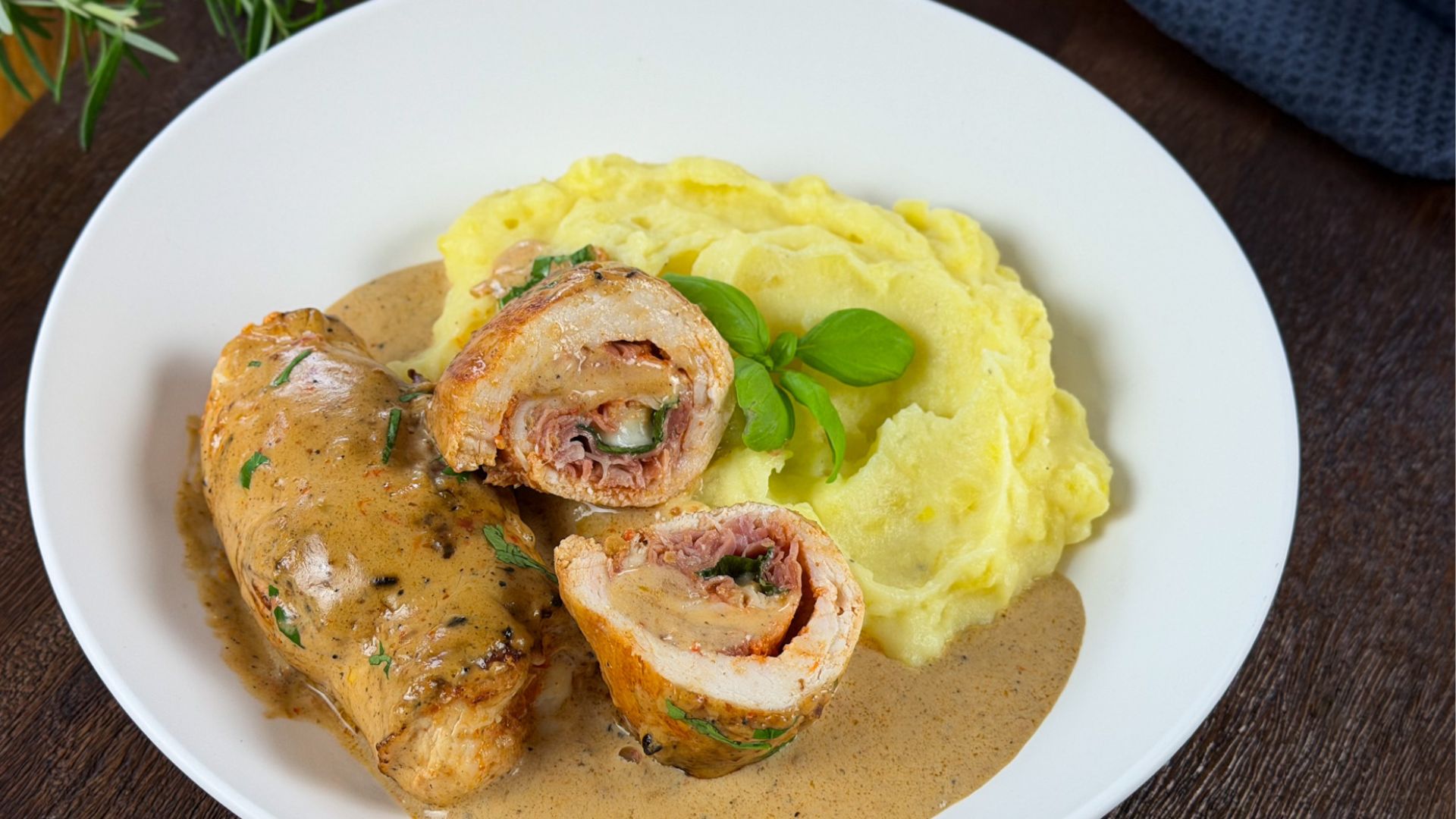 Hähnchenrouladen mit Pesto Calabrese | ORO di Parma