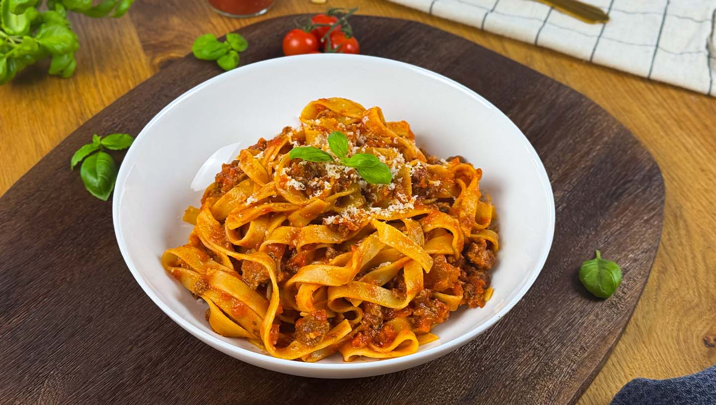 Pasta mit Bolognese