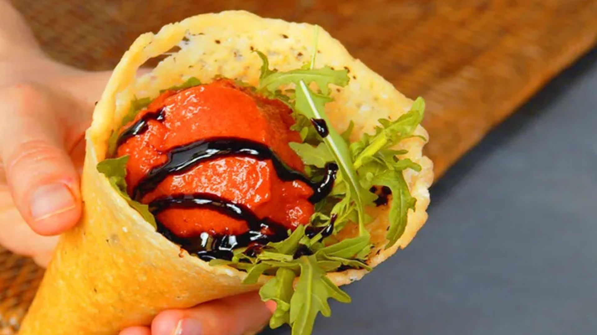 Wrap-Calzone Airfryer mit ORO di Parma Rezept